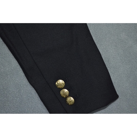 J.Crew $198 Original Schoolboy Blazer Black Size 4 AZ565 - Picture 7 of 9